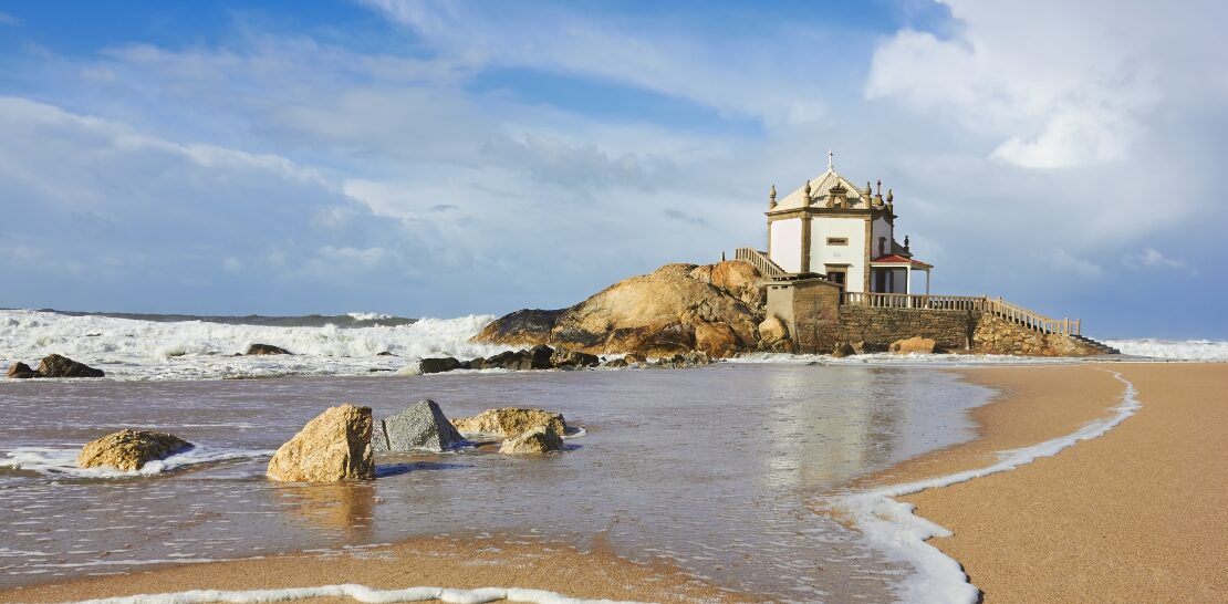 Senhor da Pedra Beach in Porto Portugal