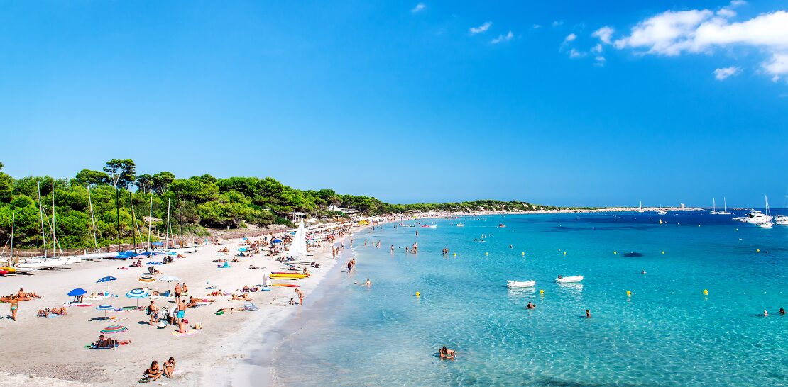Las Salinas beach in Ibiza_ best beaches in Ibiza blog
