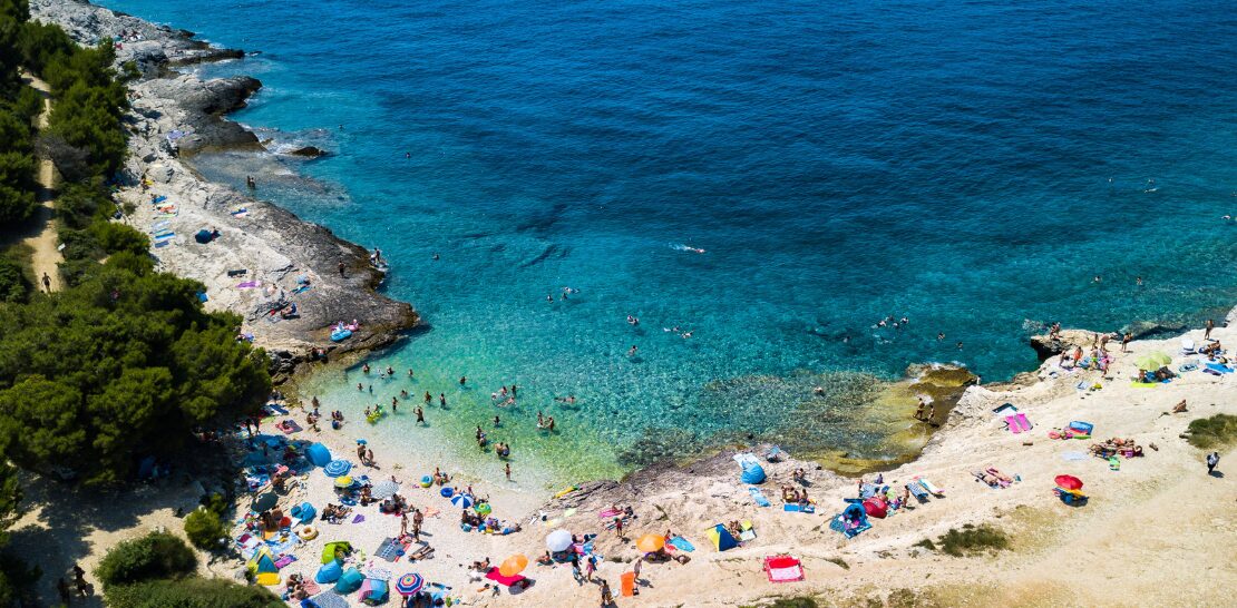 Njive beach Istria Croatia