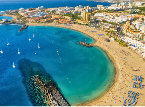 tenerife Playa de los Cristianos beach - best beaches in tenerife